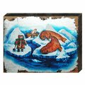 Clean Choice Alaska Walrus Art on Board Wall Decor CL2976077